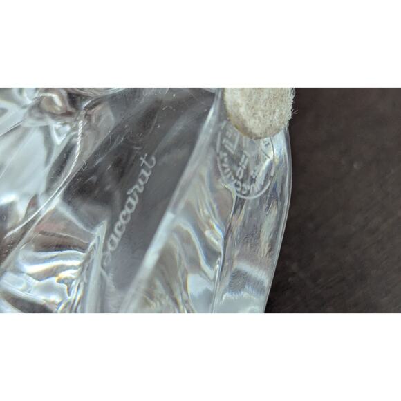 Baccarat Crystal Dog Labrador Retriever Lab Figurine Paperweight 7.25" France - Picture 12 of 14